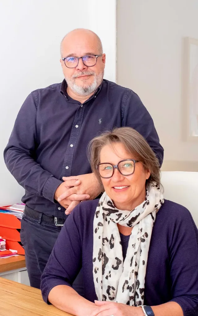 Éric et Sandrine Le Roux, viagéristes de l’agence Bien Venu Viager